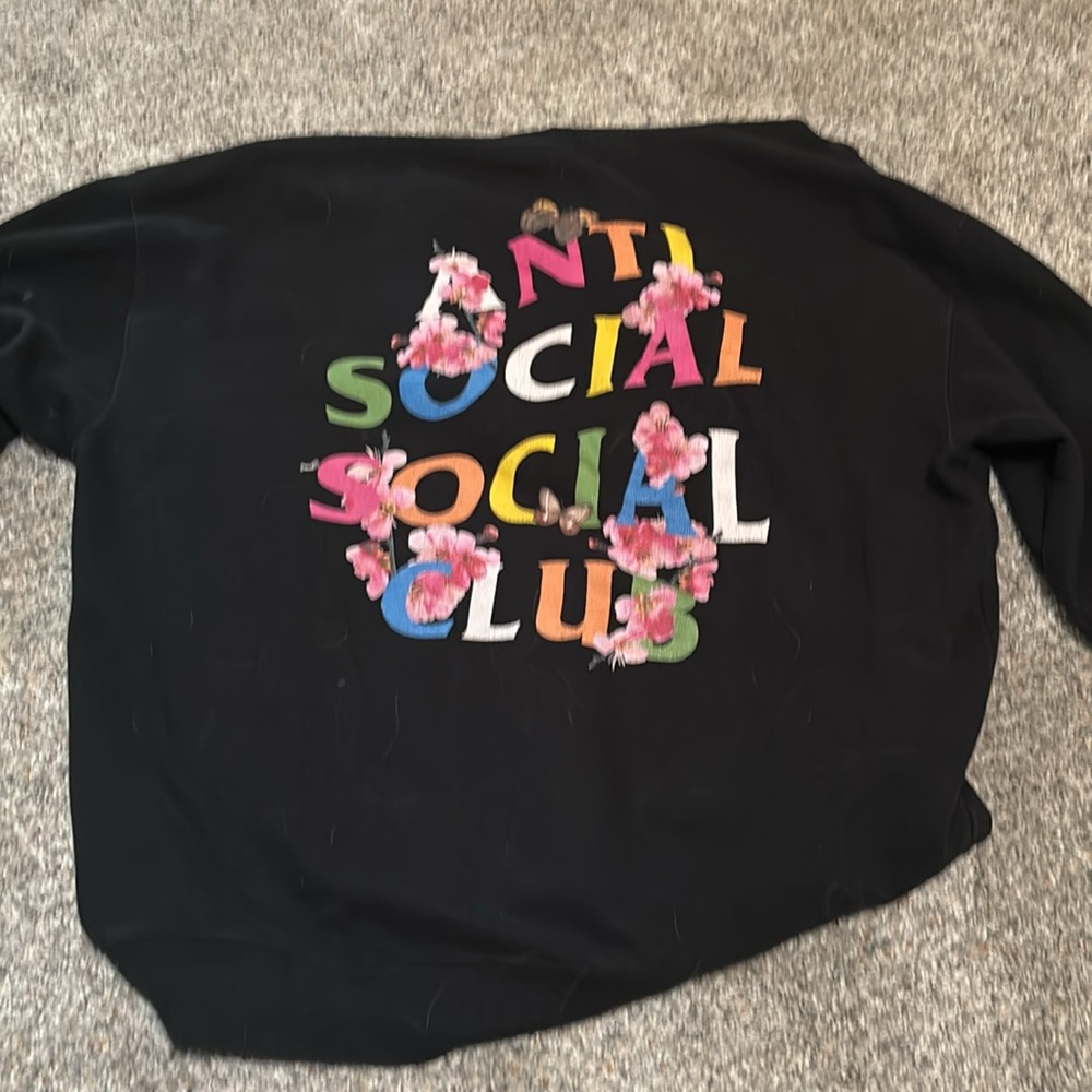 Anti Social Social Club flower hoodie